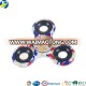 FJ brand Wholesale metal colorful tri fidget hand spinner finger spinner